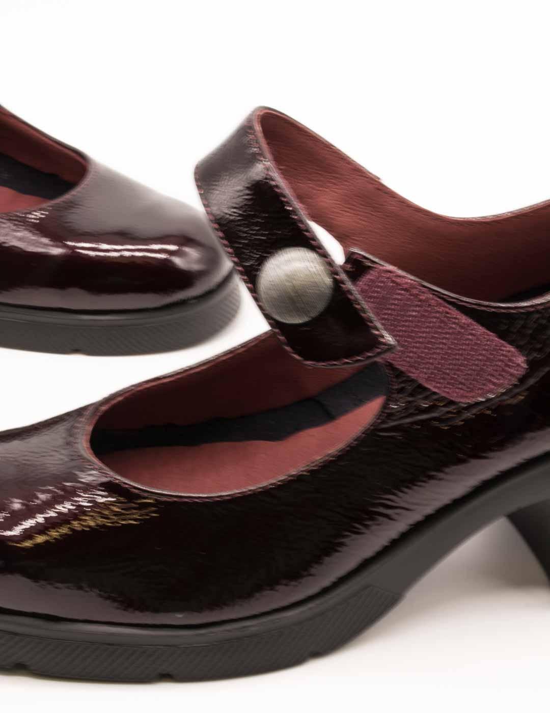 Zapato 24HRS 26605 Palak Vino de Mujer