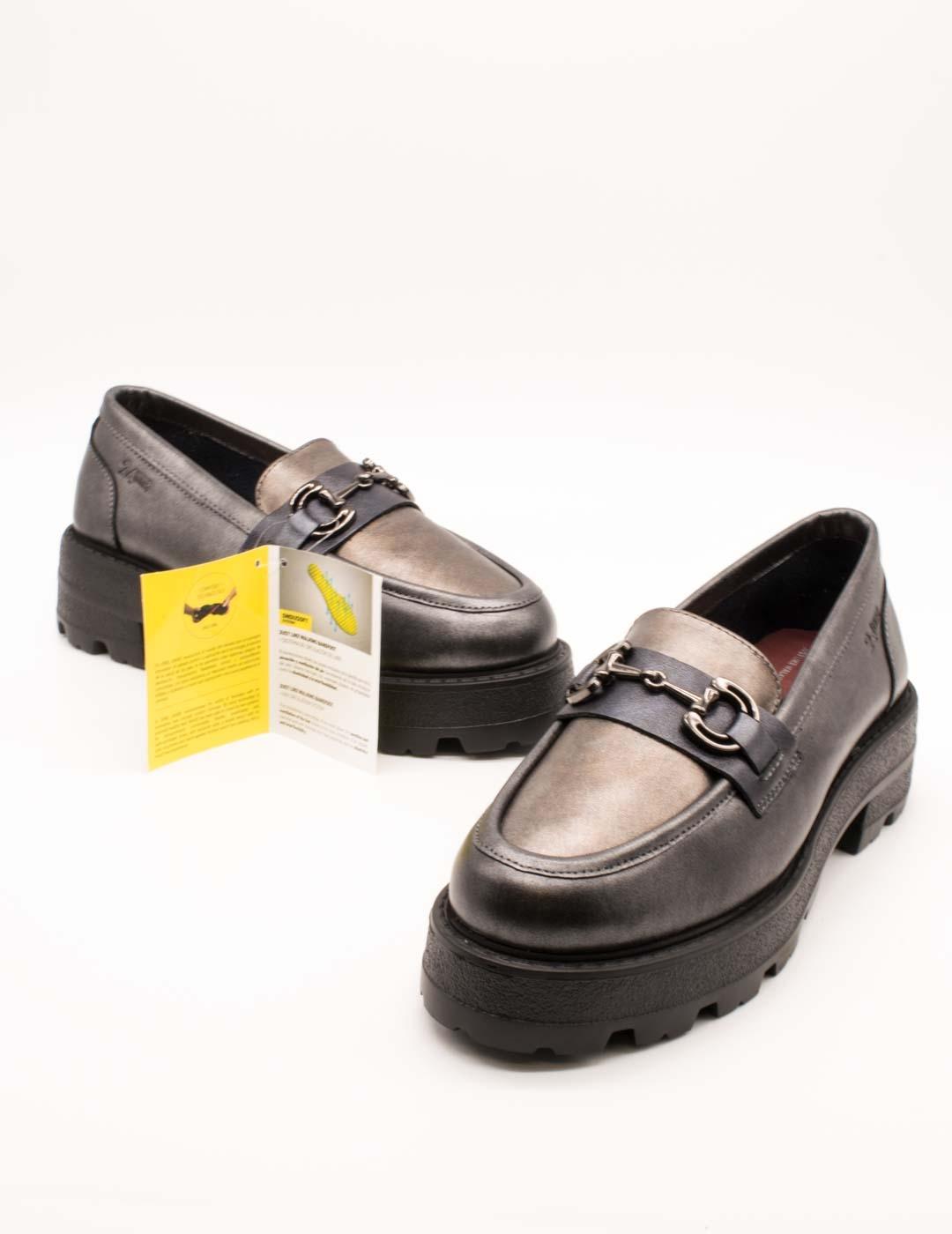 Zapato 24HRS 26626 Combi Antracita de Mujer