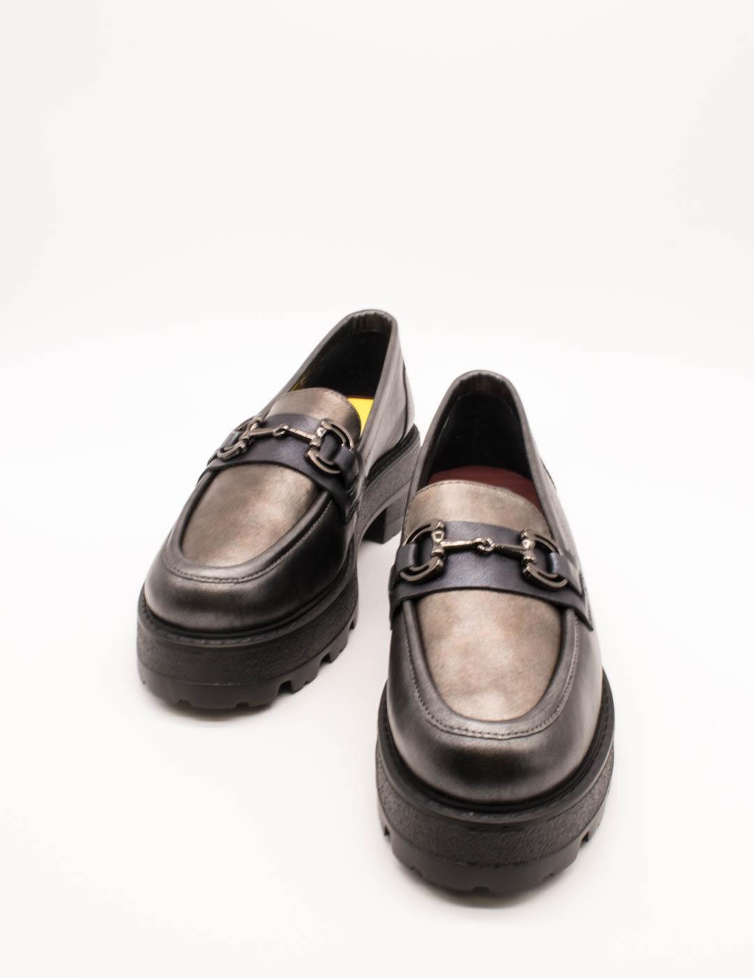 Zapato 24HRS 26626 Combi Antracita de Mujer