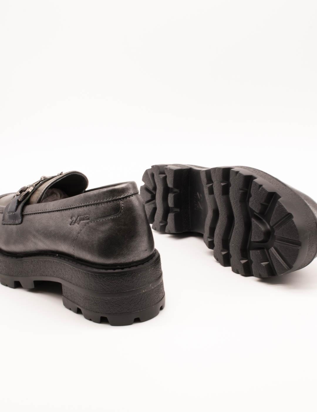 Zapato 24HRS 26626 Combi Antracita de Mujer