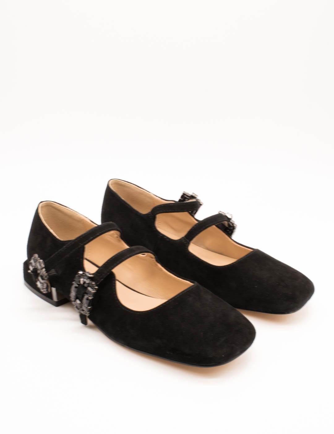 Zapato Alma en Pena I250100 Suede Black de Mujer