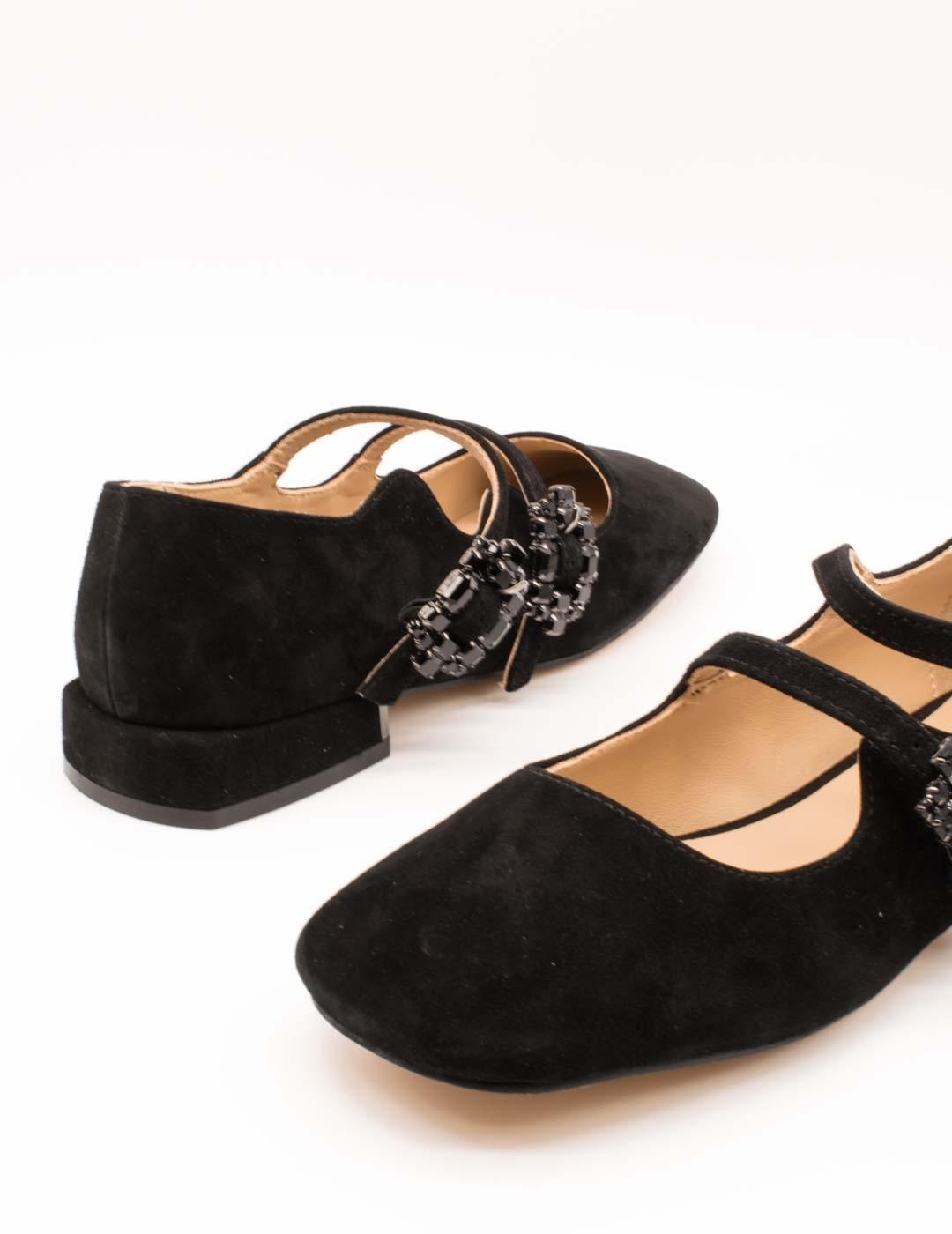 Zapato Alma en Pena I250100 Suede Black de Mujer