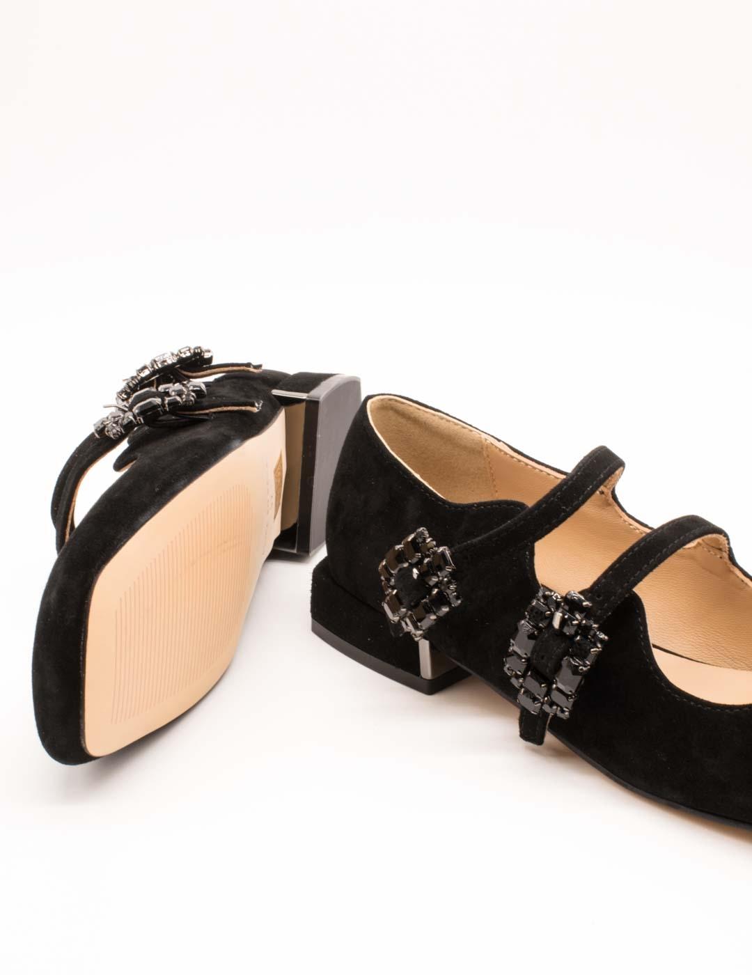 Zapato Alma en Pena I250100 Suede Black de Mujer