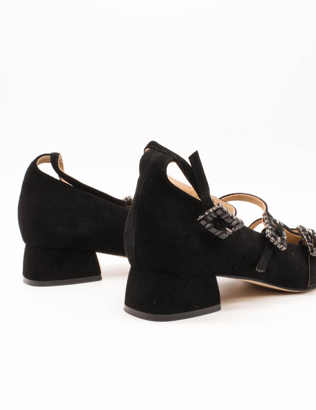 Zapato Alma en Pena I250251 Suede Black de Mujer