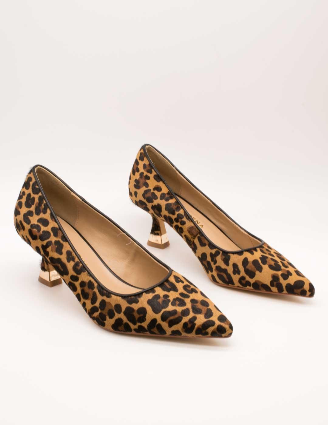 Zapato Alma en Pena I250516 Leopard Camel de Mujer