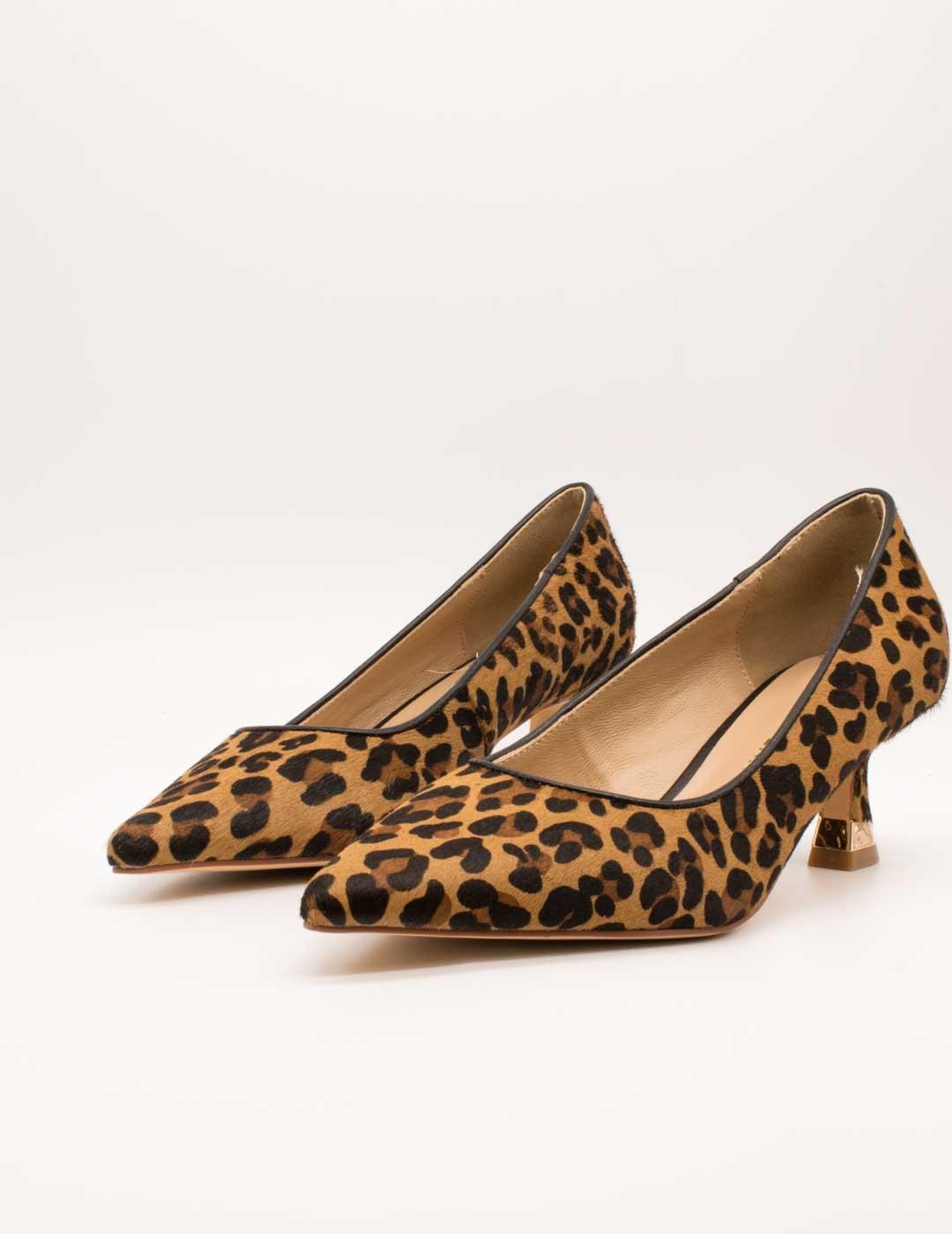 Zapato Alma en Pena I250516 Leopard Camel de Mujer