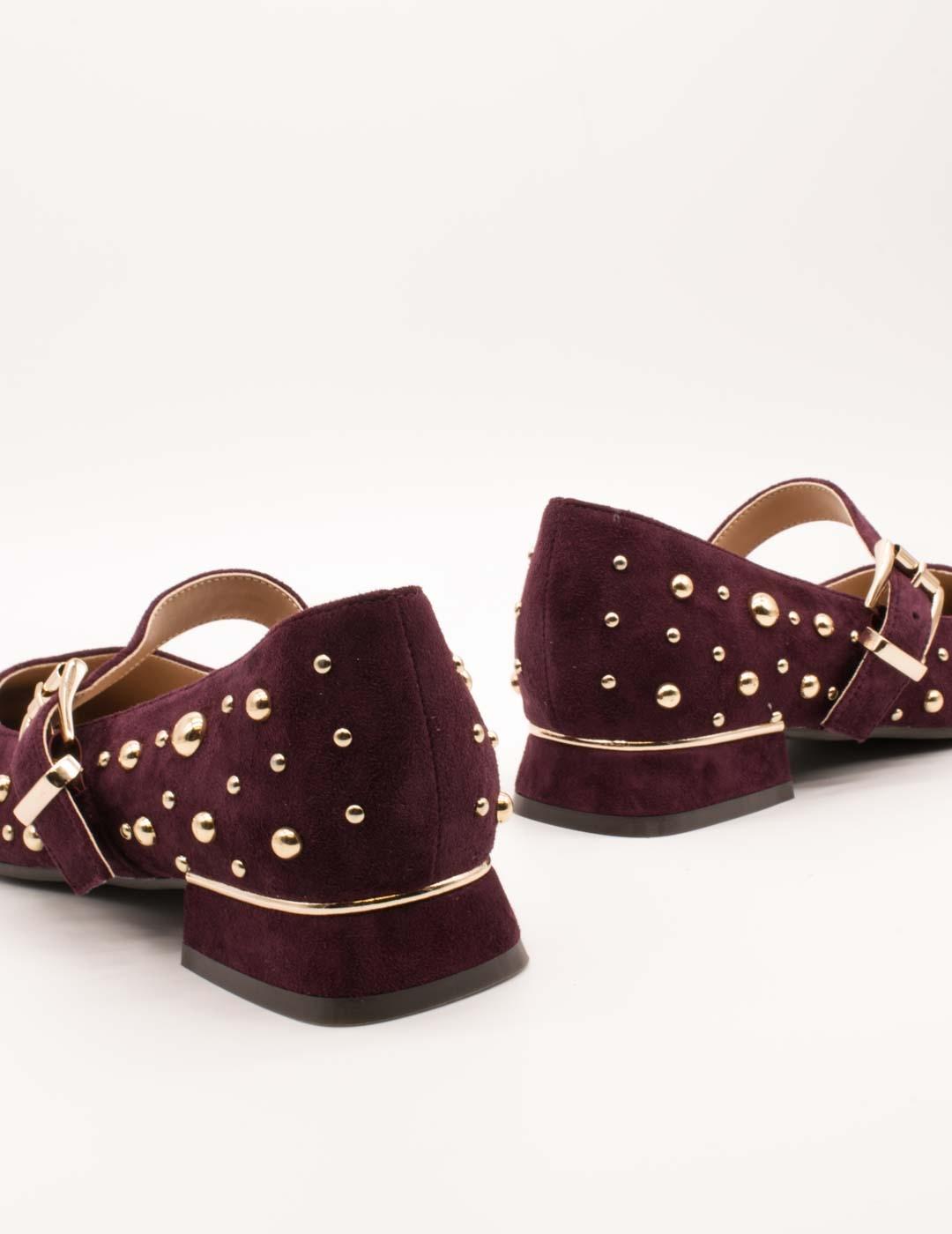 Zapato Alma en Pena I2550500 Suede Wine de Mujer