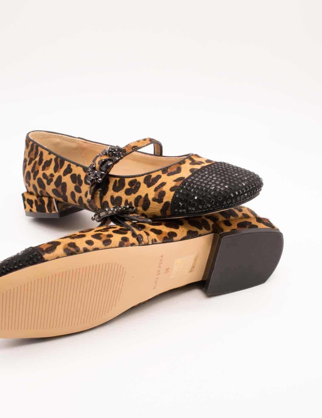 Zapato Alma en Pena I250102 Combi Leopard de Mujer