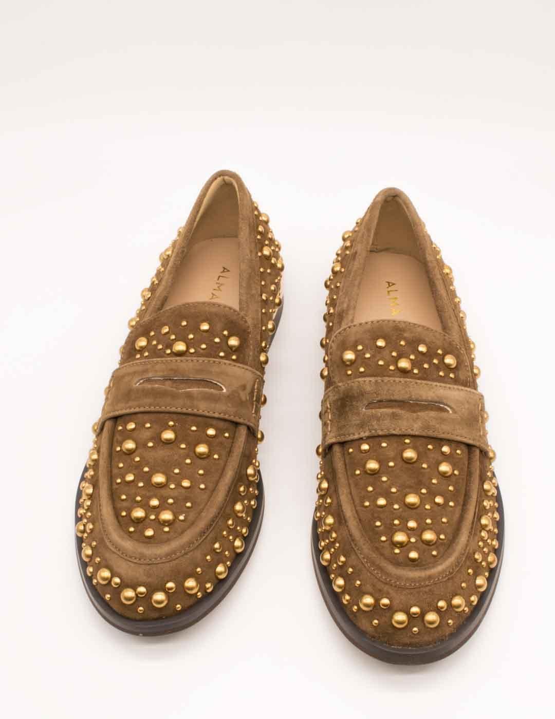 Zapato Alma en Pena I250200 Suede Brown de Mujer