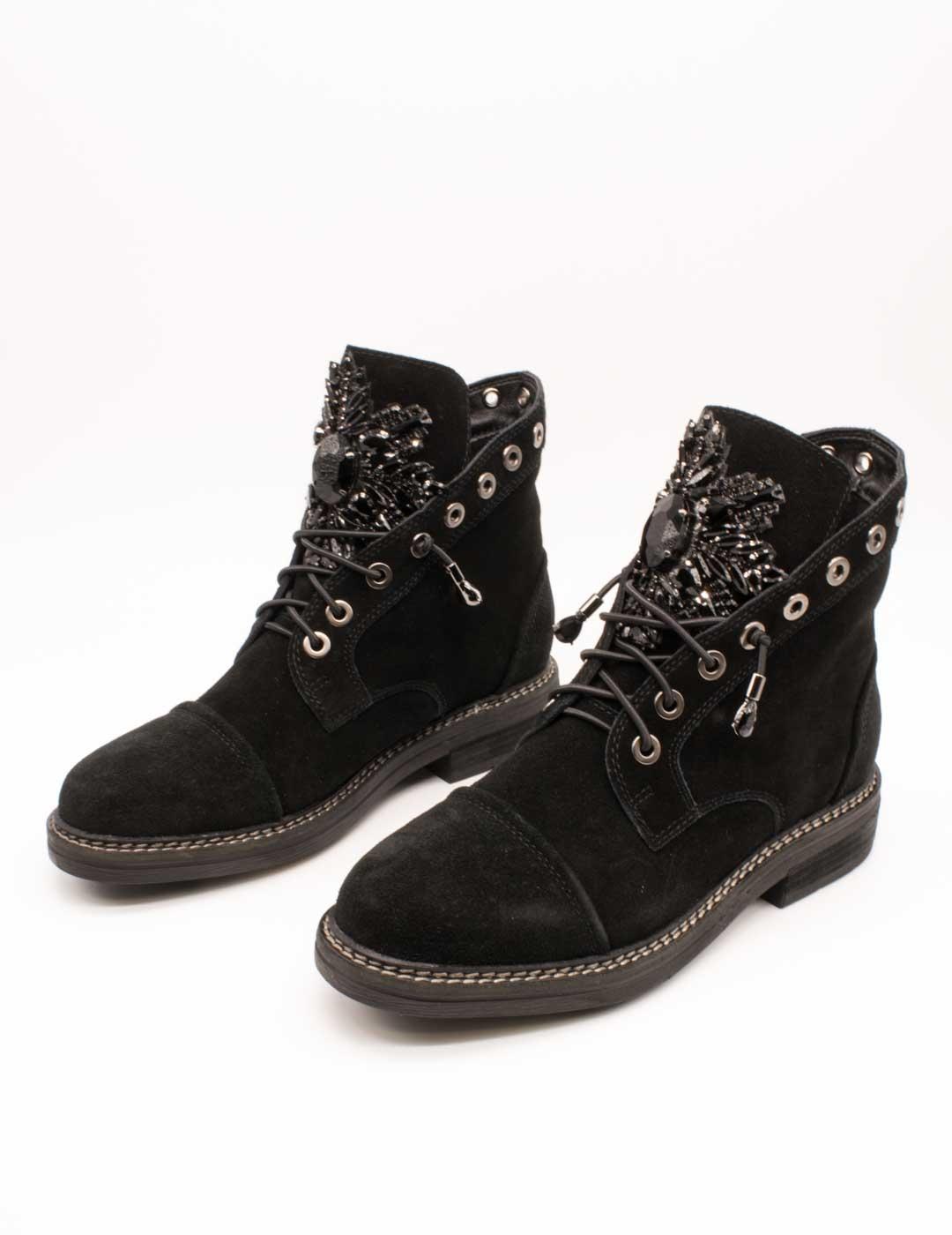 Botín Alma en Pena I251001 Crosta Black de Mujer