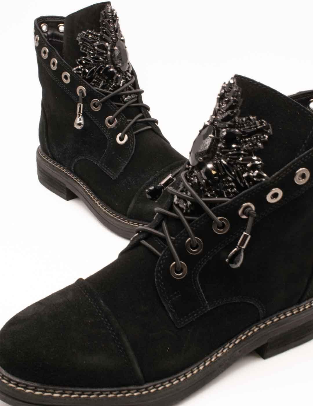 Botín Alma en Pena I251001 Crosta Black de Mujer