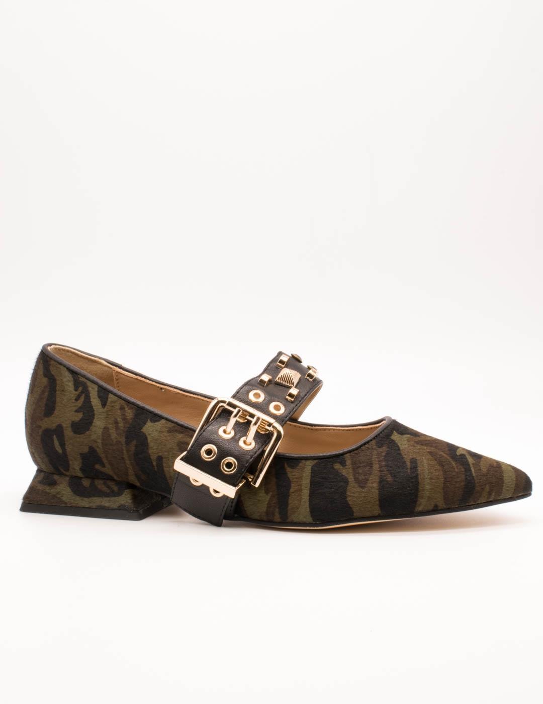 Zapato Alma en Pena I250134 Military Green de Mujer