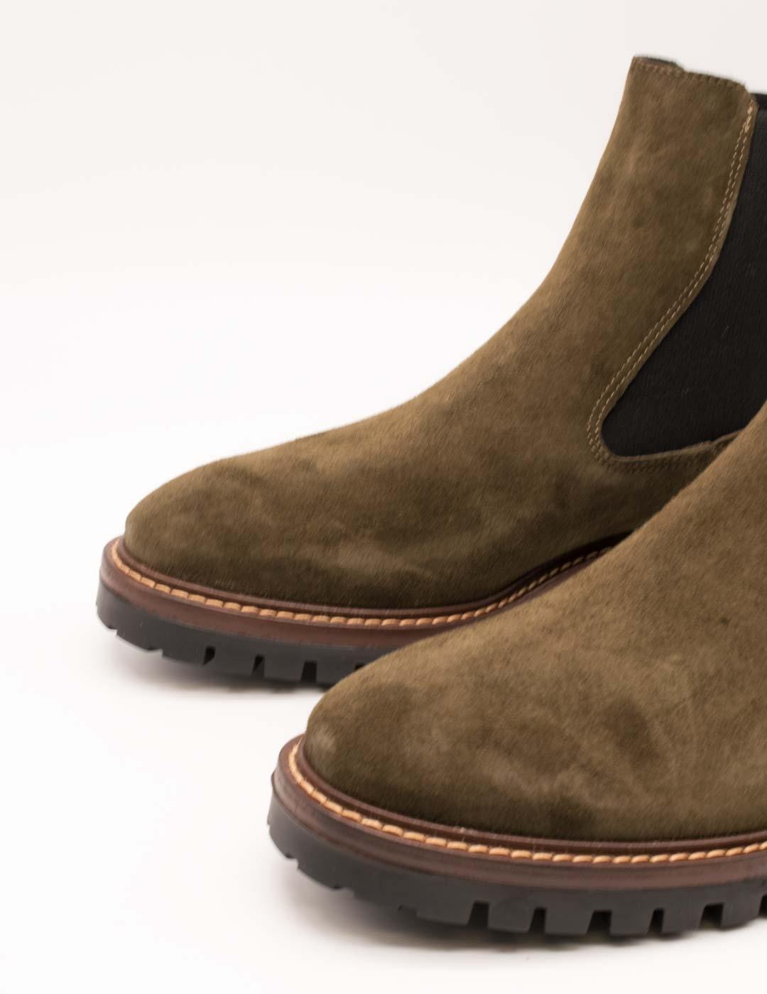 Botín Alpe 2609-11-40 Baby Silk Musgo de Mujer