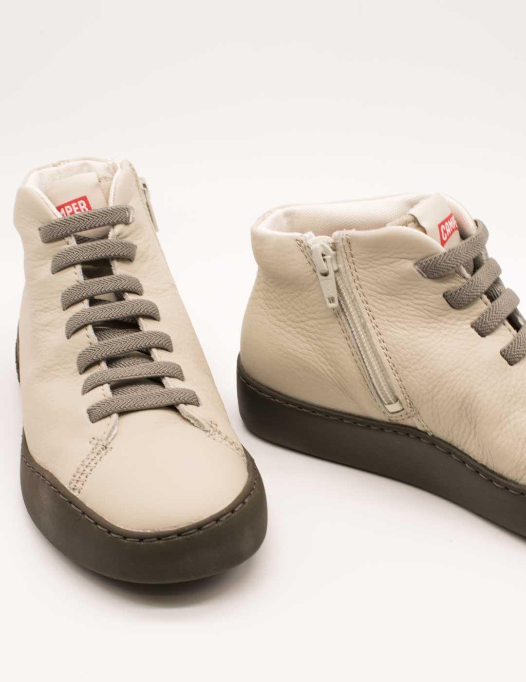 Botín Camper K400422-029 Peu Touring Beige de Mujer