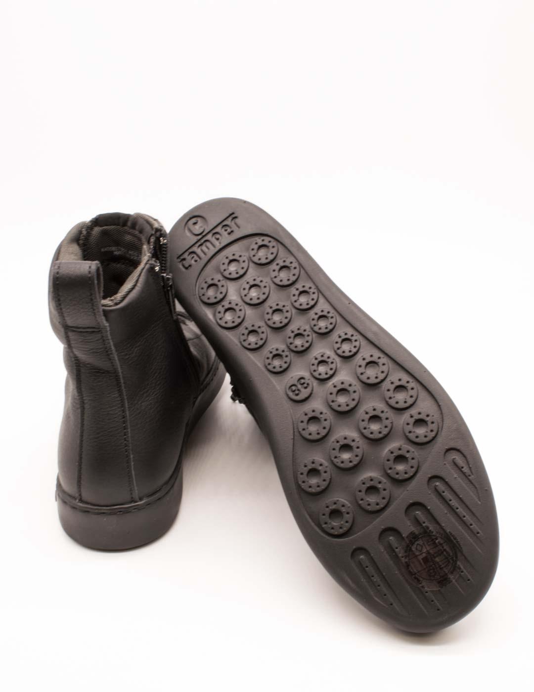 Botín Camper K400817-001 Peu Touring Black de Mujer