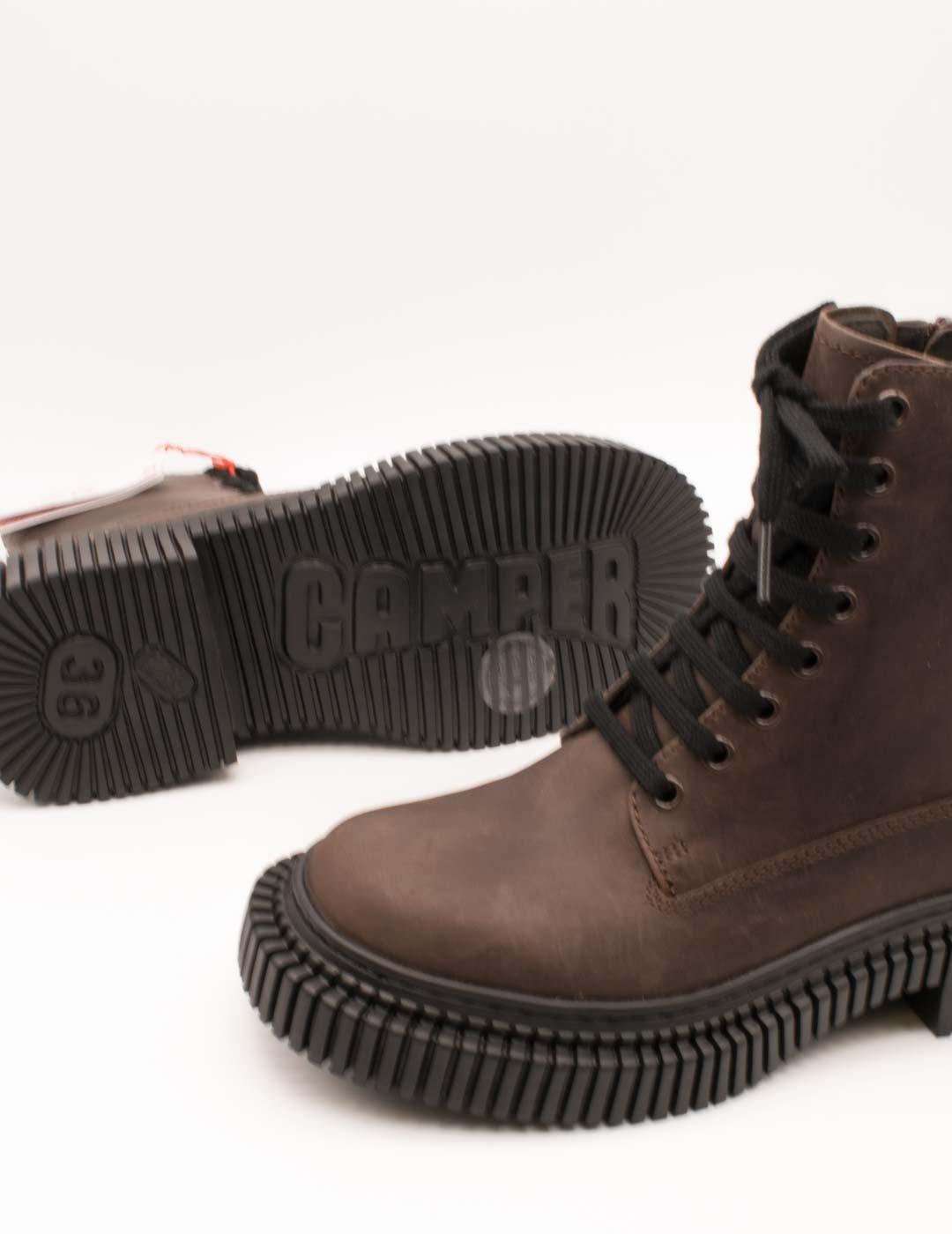 Botín Camper K400808-001 Pix Marrón de Mujer