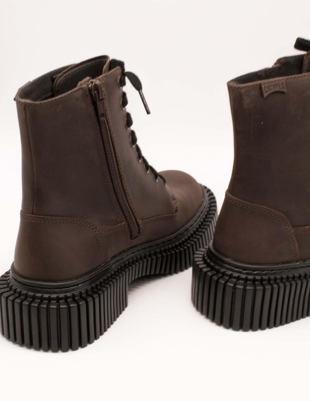 Botín Camper K400808-001 Pix Marrón de Mujer