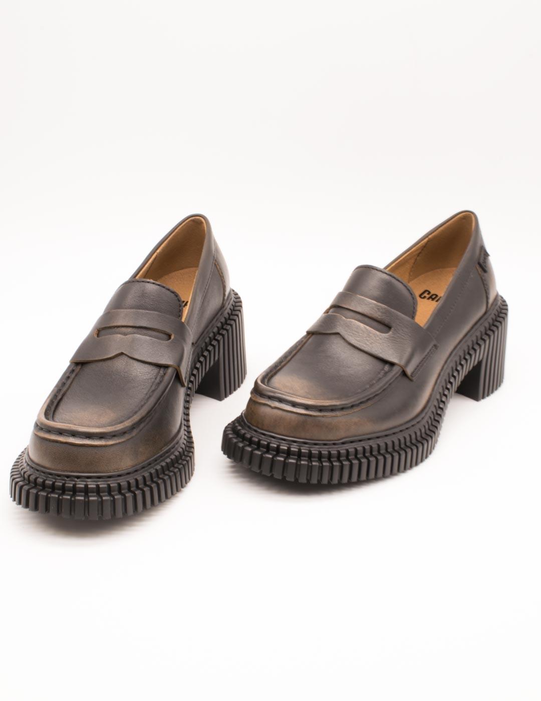 Zapato Camper K201811-004 Pix London Negro de Mujer