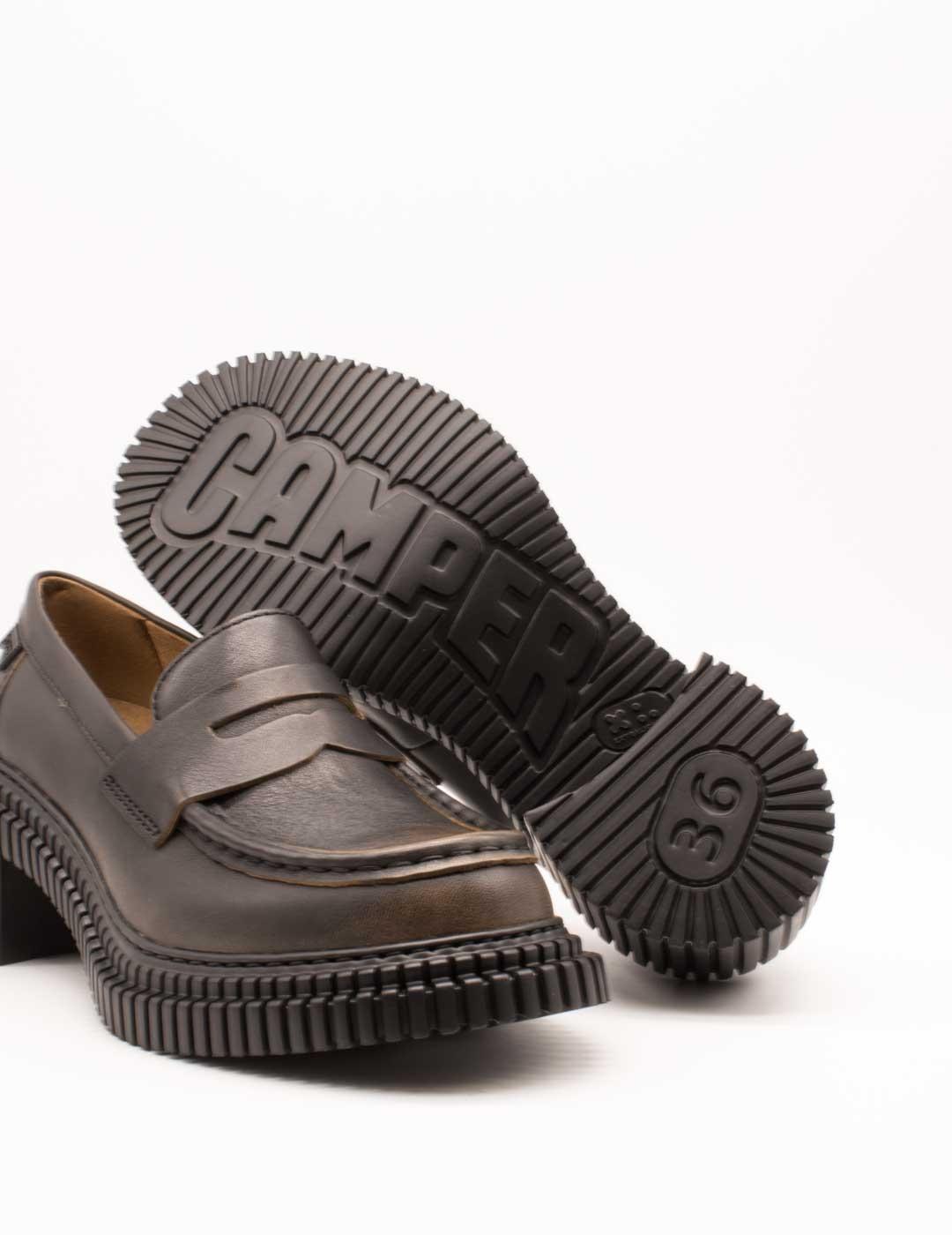 Zapato Camper K201811-004 Pix London Negro de Mujer