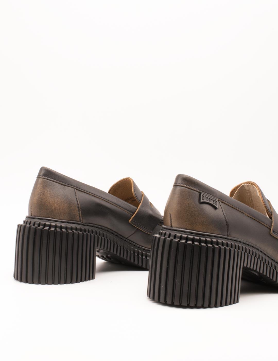 Zapato Camper K201811-004 Pix London Negro de Mujer