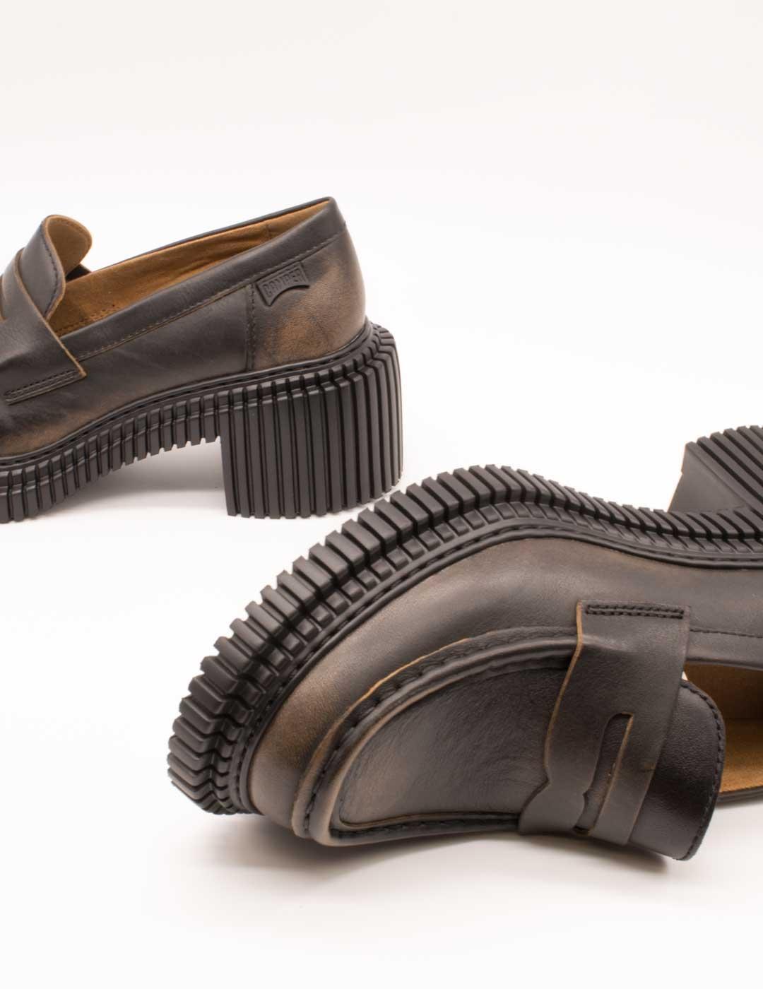 Zapato Camper K201811-004 Pix London Negro de Mujer