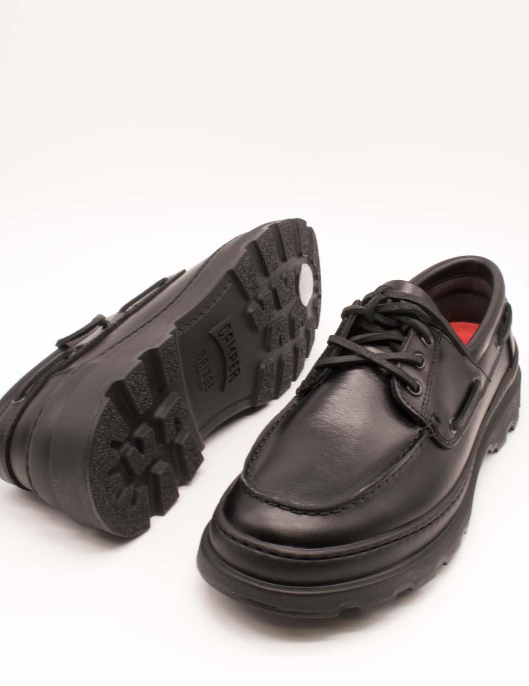 Zapato Camper K101067-002 Brutus Negro de Hombre