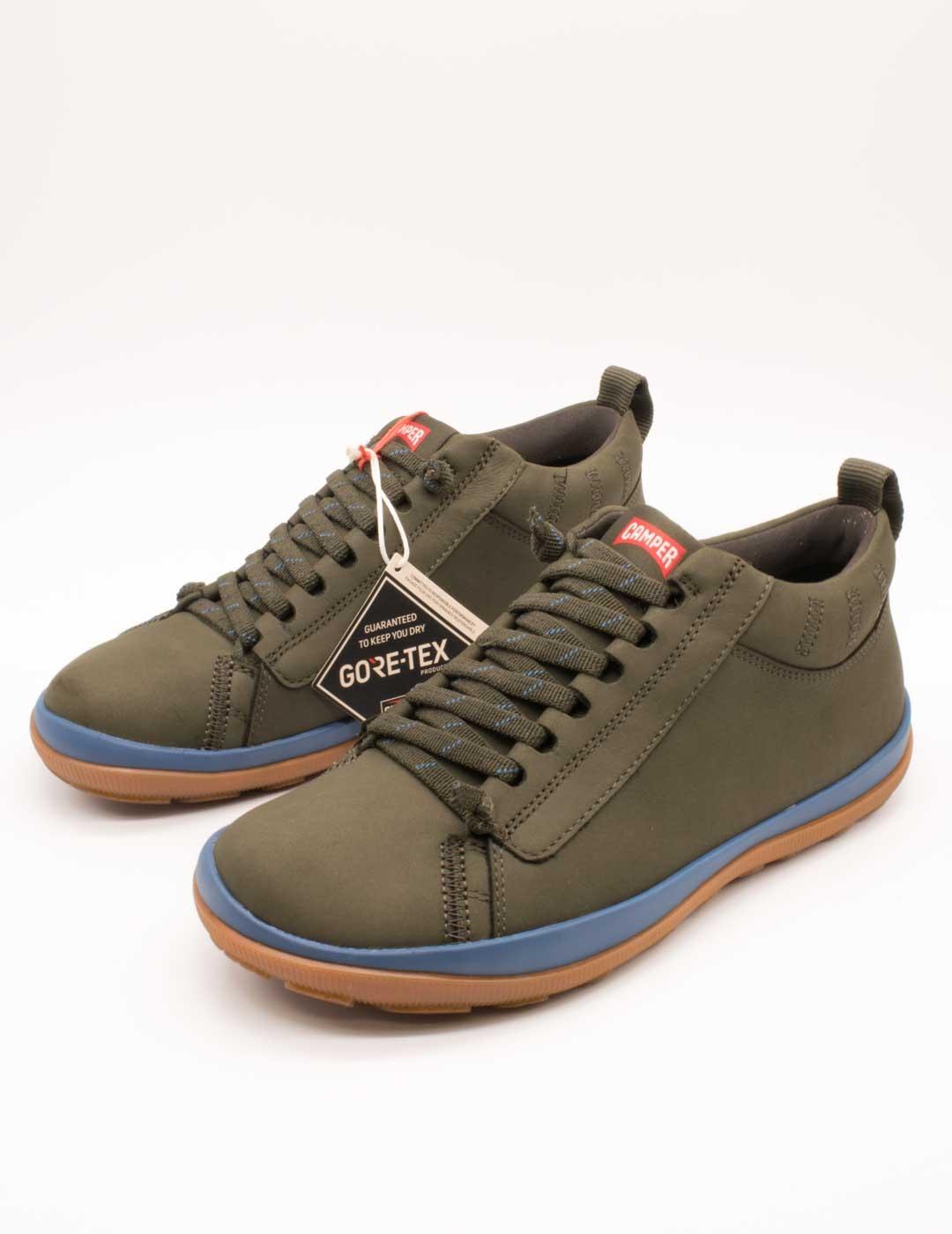 Zapato Camper K300285-046 Peu Pista Verde de Hombre