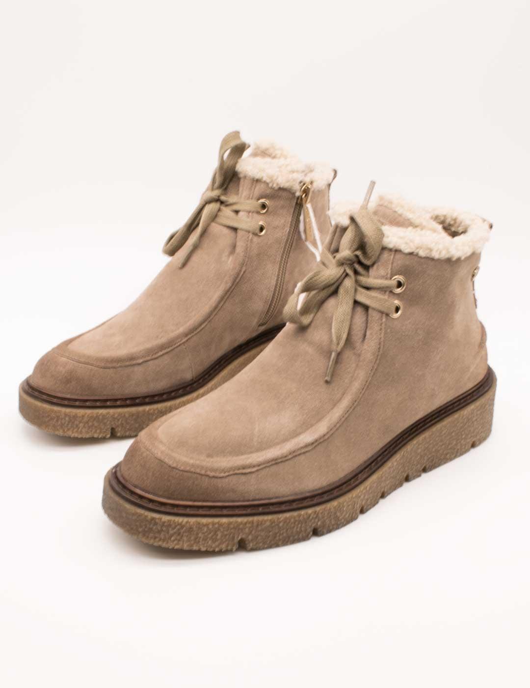 Botín Carmela 162670-04 Taupe de Mujer