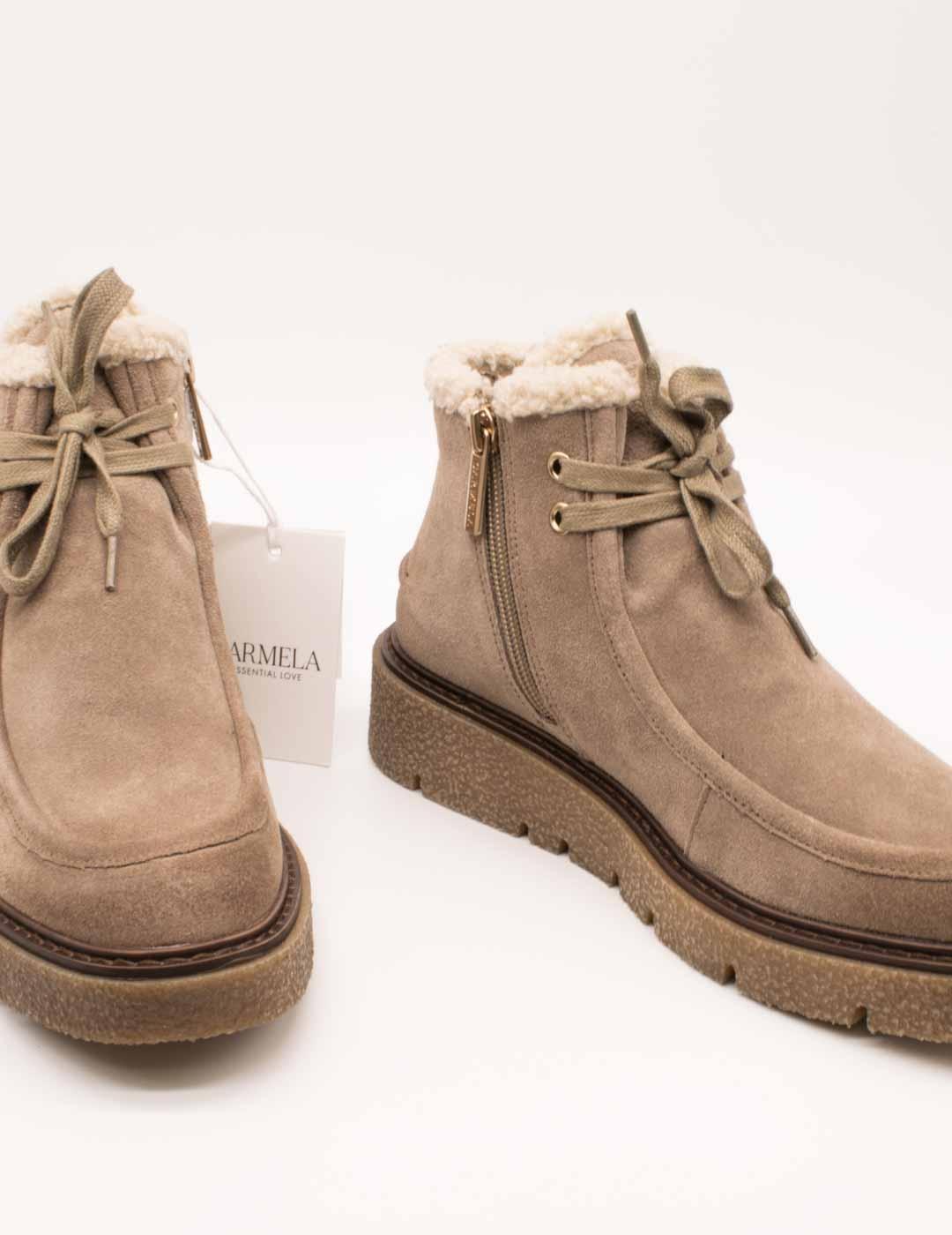 Botín Carmela 162670-04 Taupe de Mujer