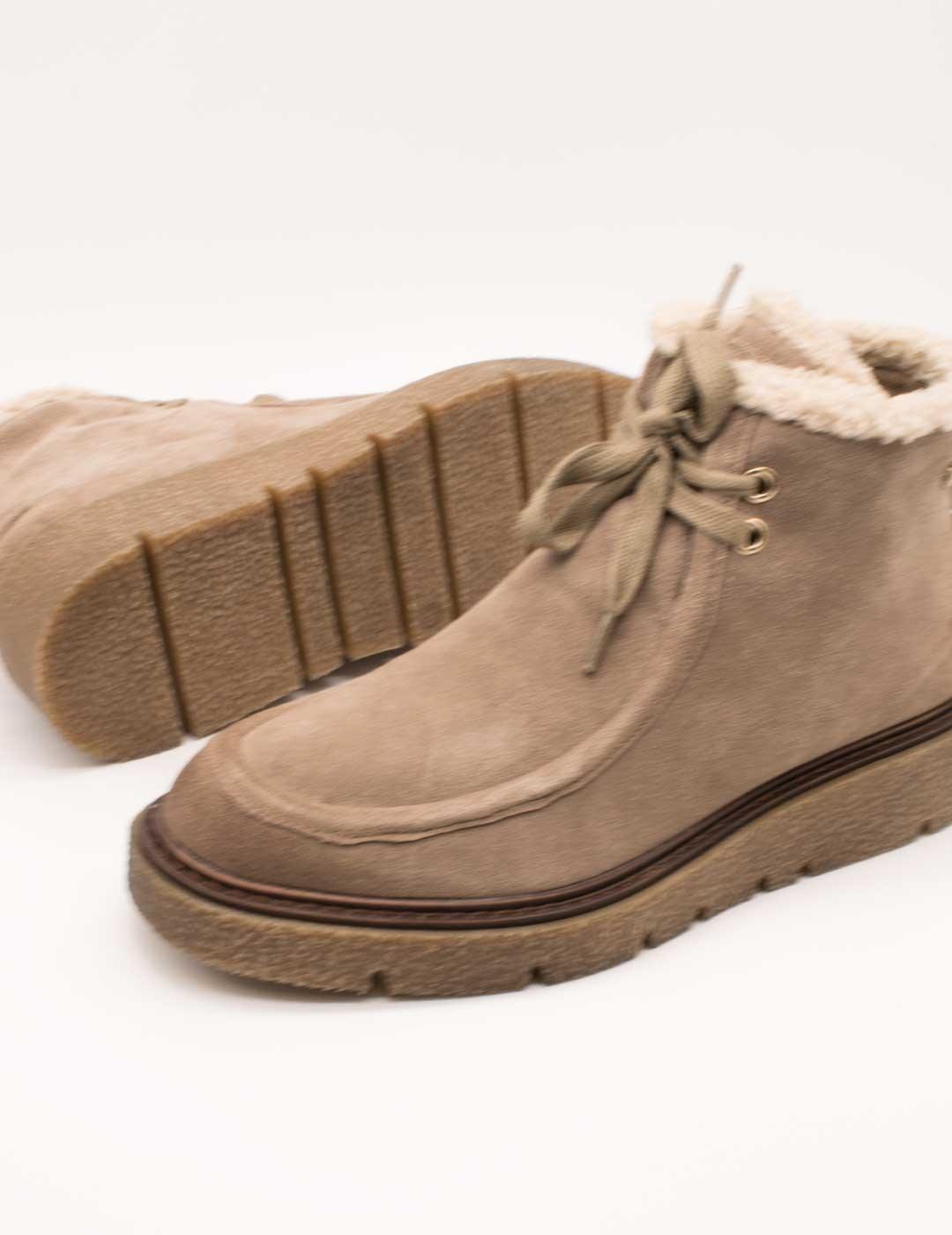 Botín Carmela 162670-04 Taupe de Mujer