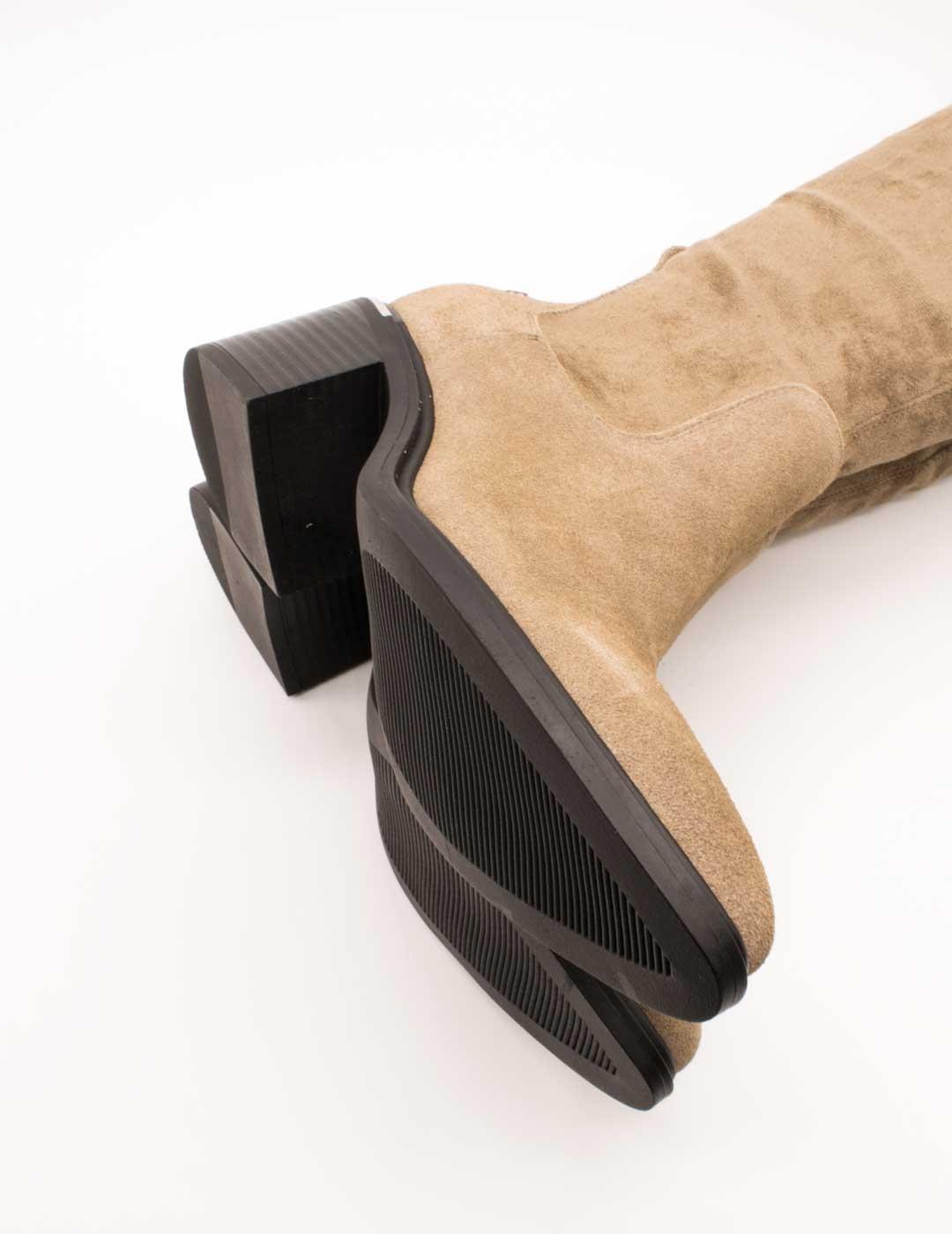 Bota Carmela 162646-01 Taupe de Mujer