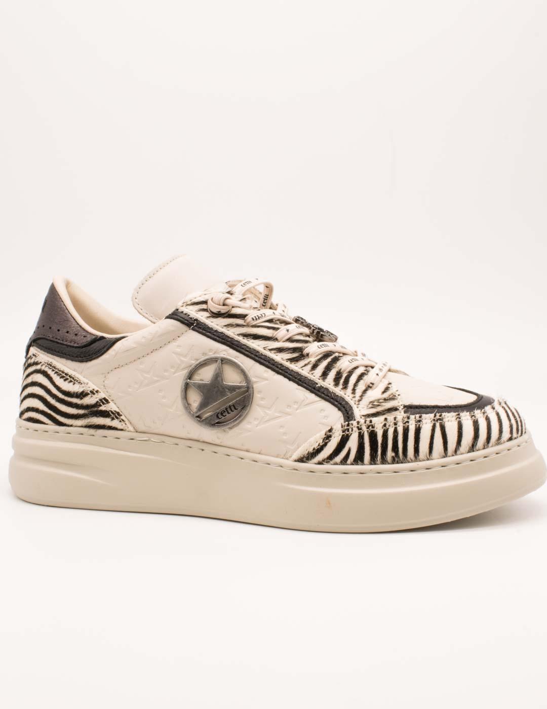 Deportivo Cetti C-1401 Zebra Nature off White de Mujer