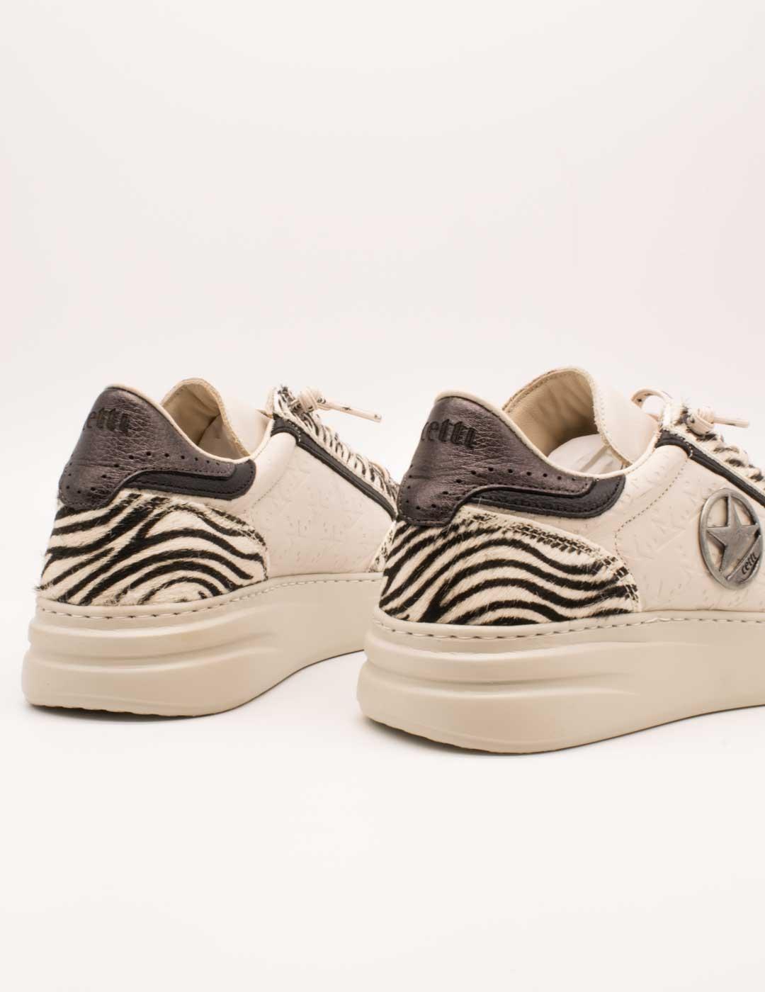 Deportivo Cetti C-1401 Zebra Nature off White de Mujer