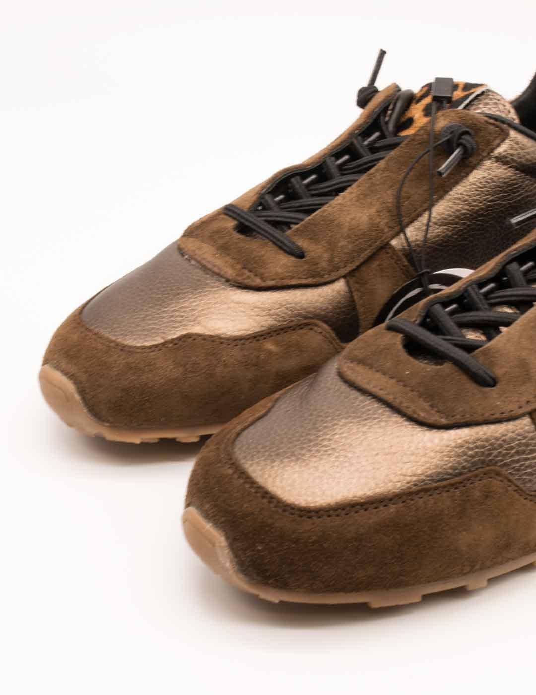 Deportivo Cetti C-1379 Ante Metal Bronce de Mujer