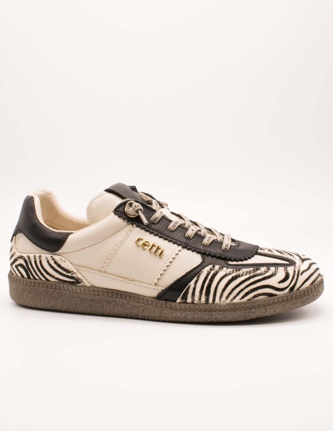 Deportivo Cetti C-1395 Zebra Nature Off White de Mujer