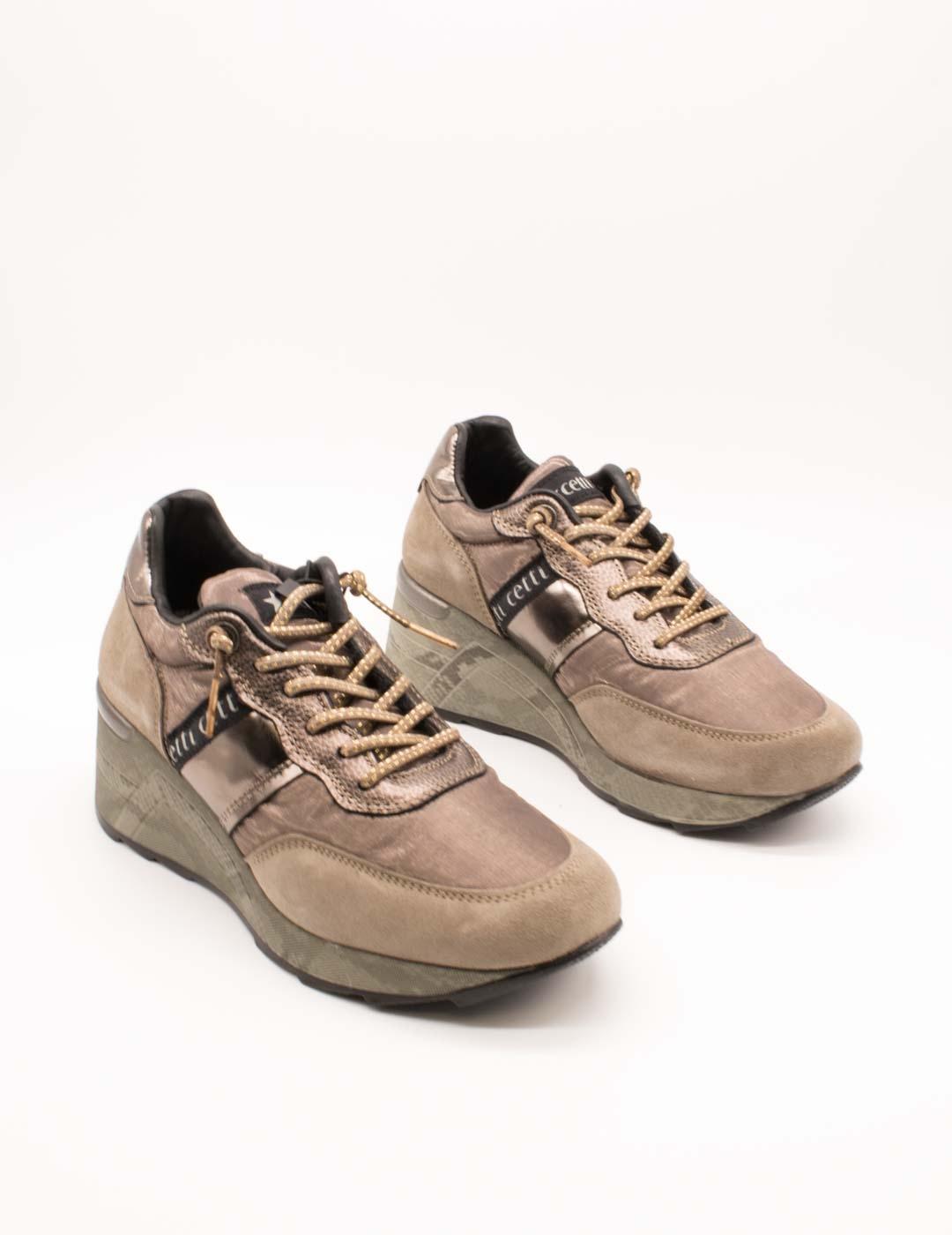 Deportivo Cetti C-1149 Ante Mesh Oxido de Mujer