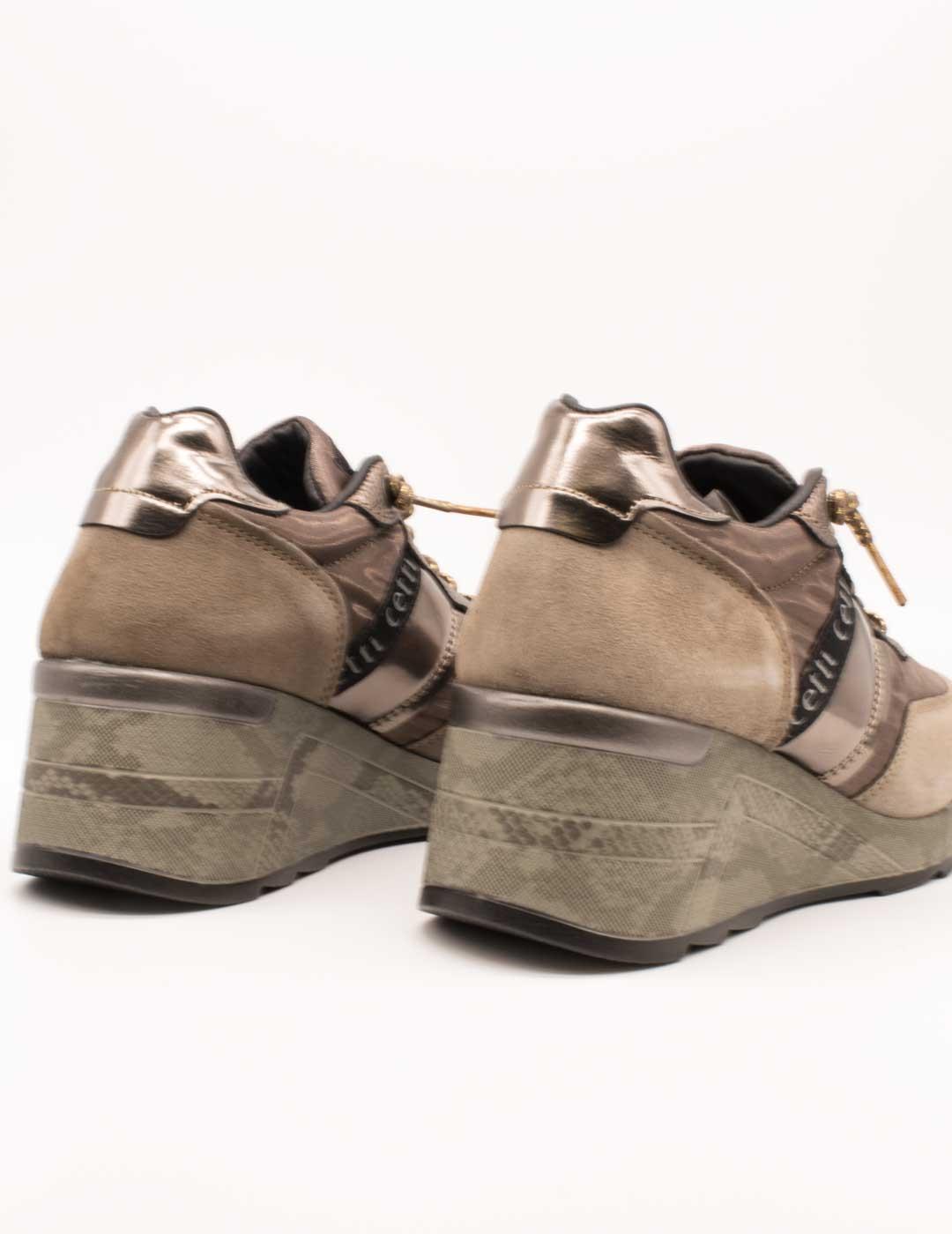 Deportivo Cetti C-1149 Ante Mesh Oxido de Mujer