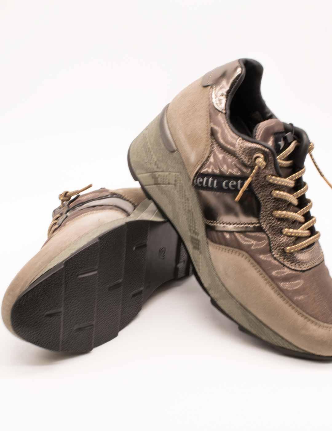 Deportivo Cetti C-1149 Ante Mesh Oxido de Mujer