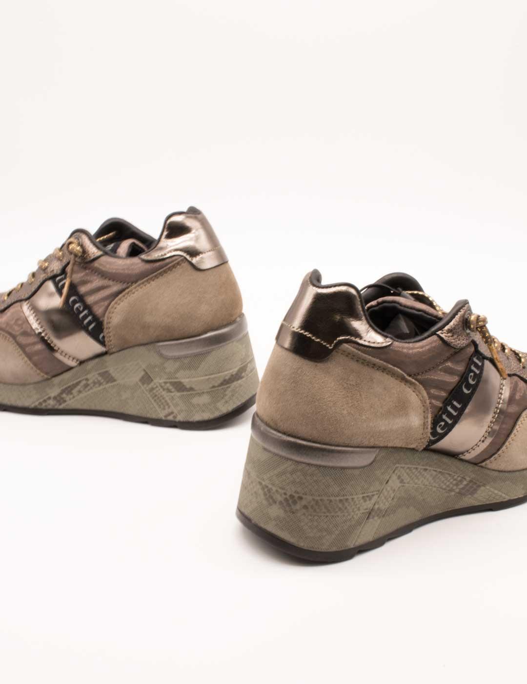 Deportivo Cetti C-1149 Ante Mesh Oxido de Mujer