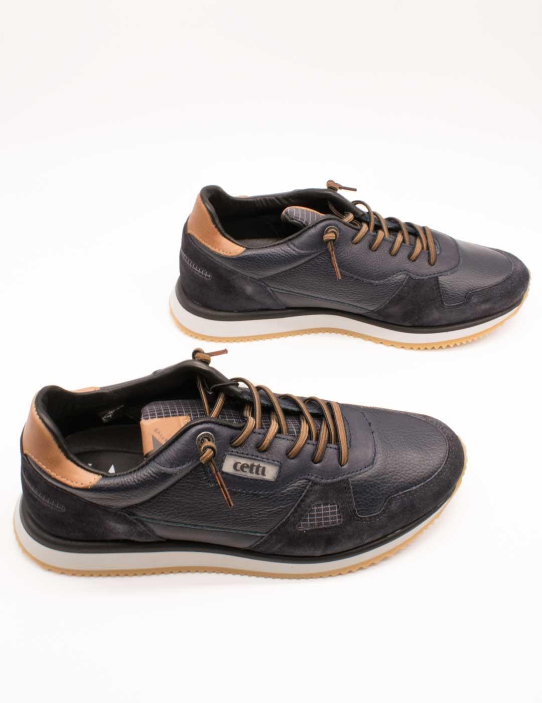 Deportivo Cetti C-1397 Ante Napa Navy de Hombre