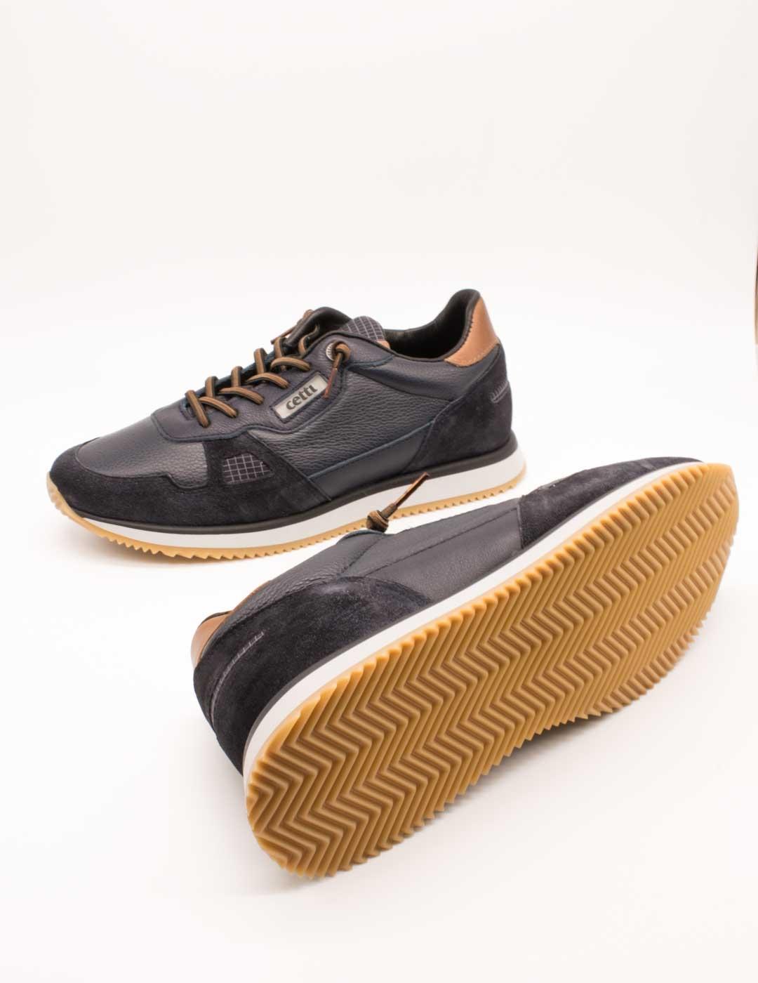 Deportivo Cetti C-1397 Ante Napa Navy de Hombre