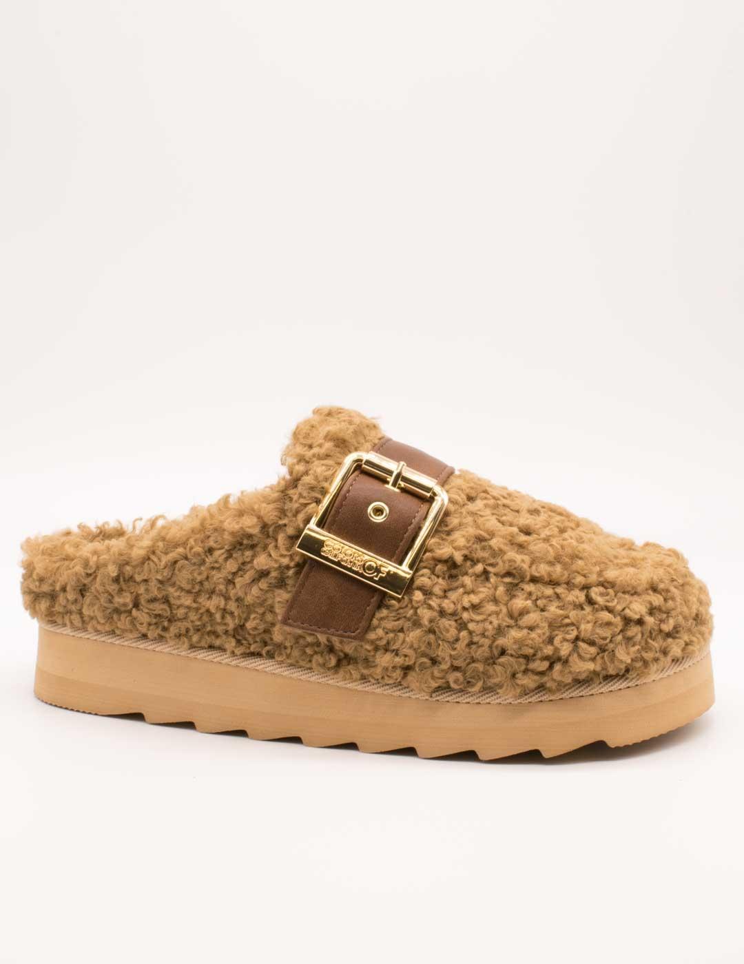 Mule Colors Of California C00458 STORMY66 Tan de Mujer