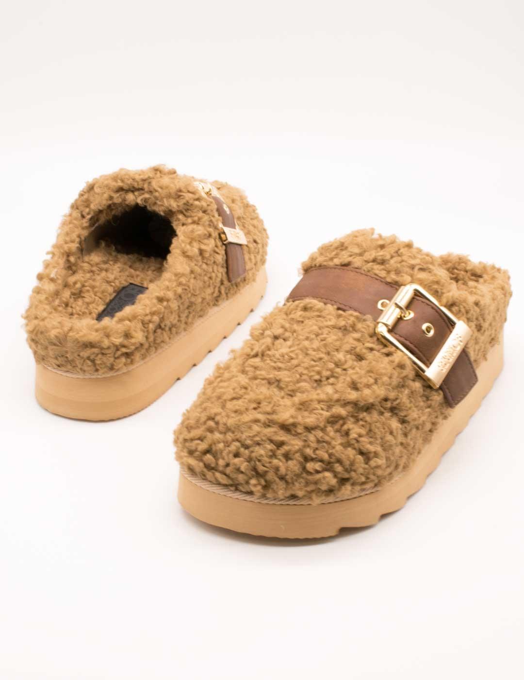 Mule Colors Of California C00458 STORMY66 Tan de Mujer