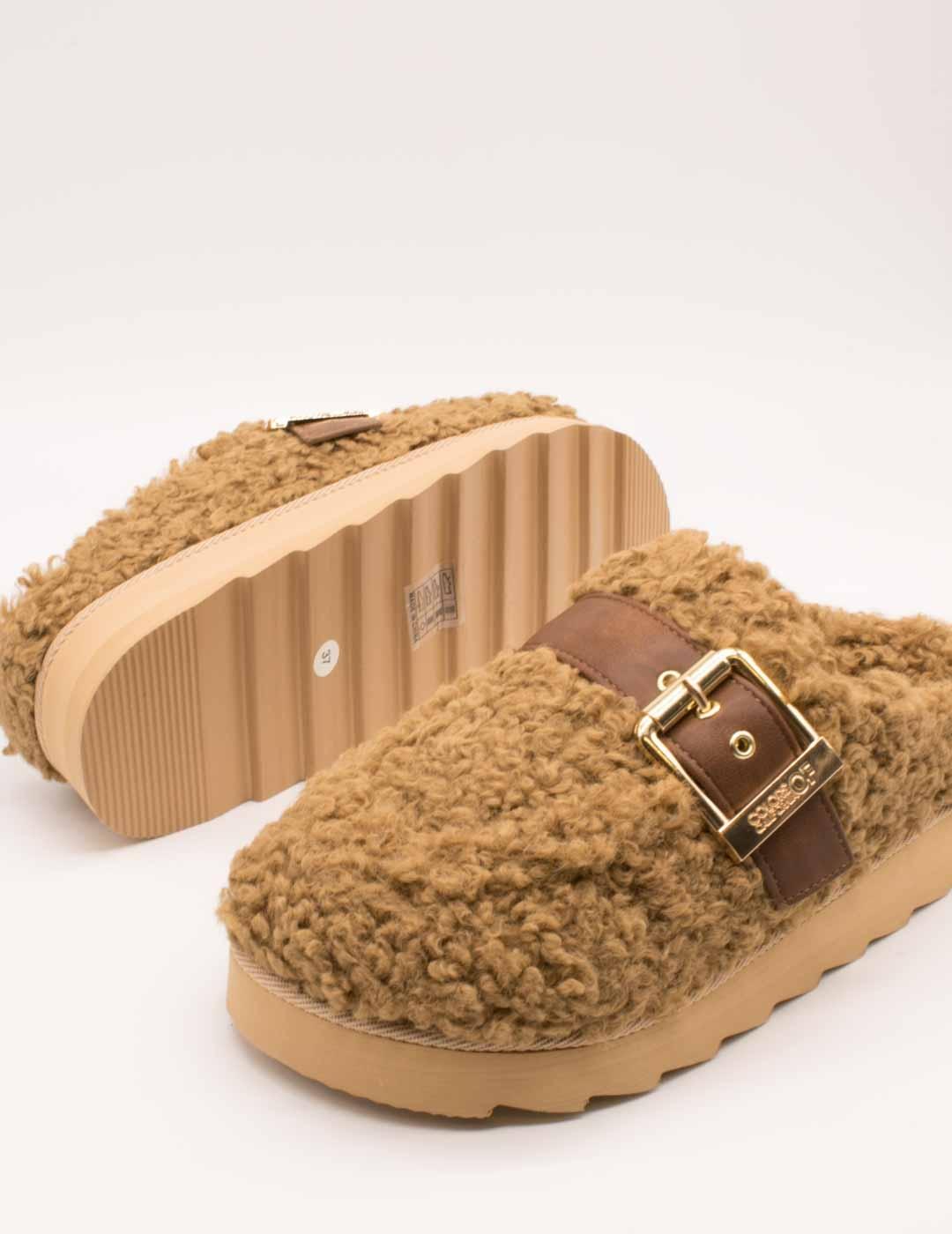 Mule Colors Of California C00458 STORMY66 Tan de Mujer