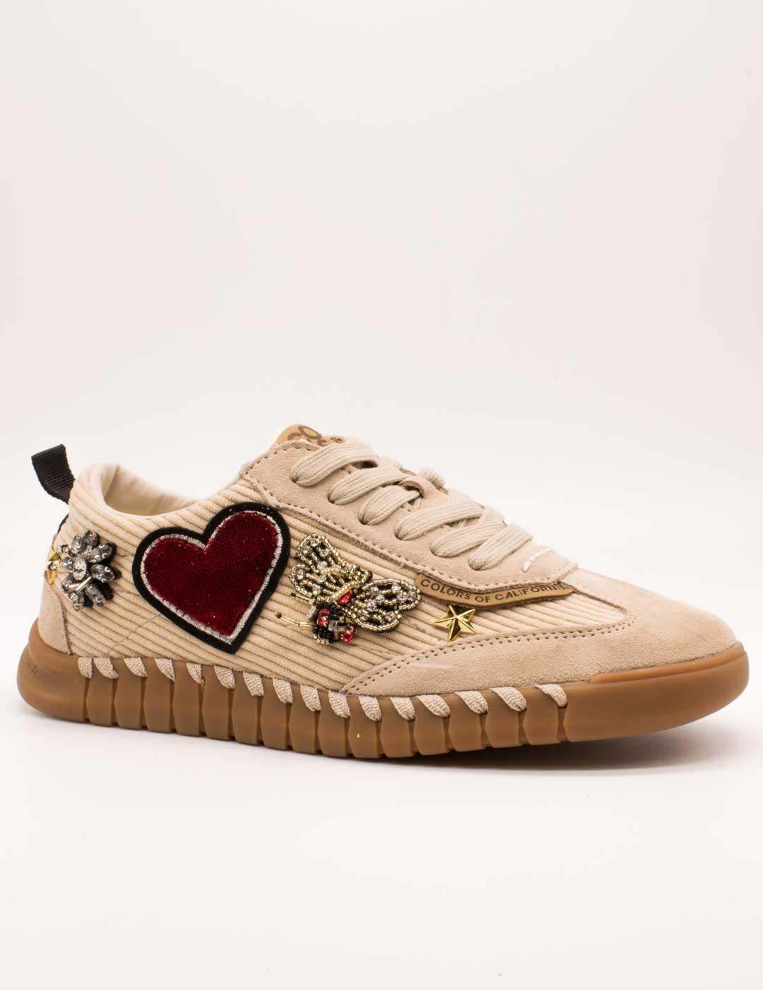 Deportivo Colors Of California C00464 TAHOE13 Tan de Mujer