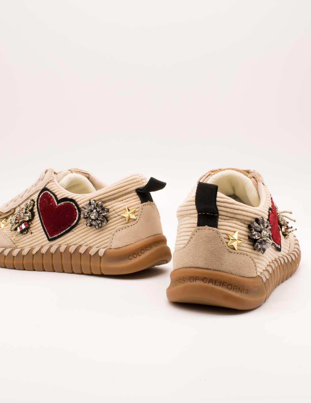 Deportivo Colors Of California C00464 TAHOE13 Tan de Mujer