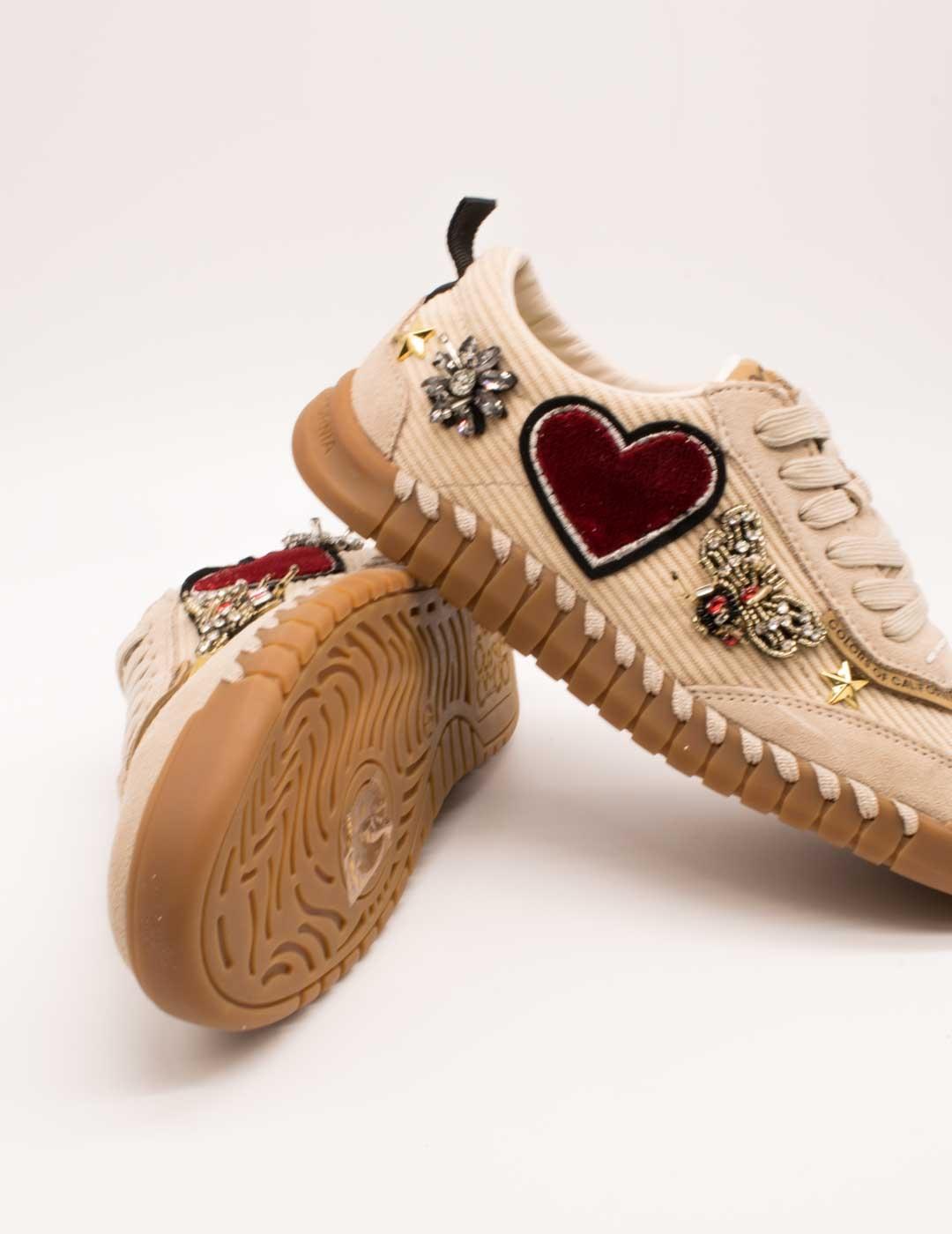 Deportivo Colors Of California C00464 TAHOE13 Tan de Mujer