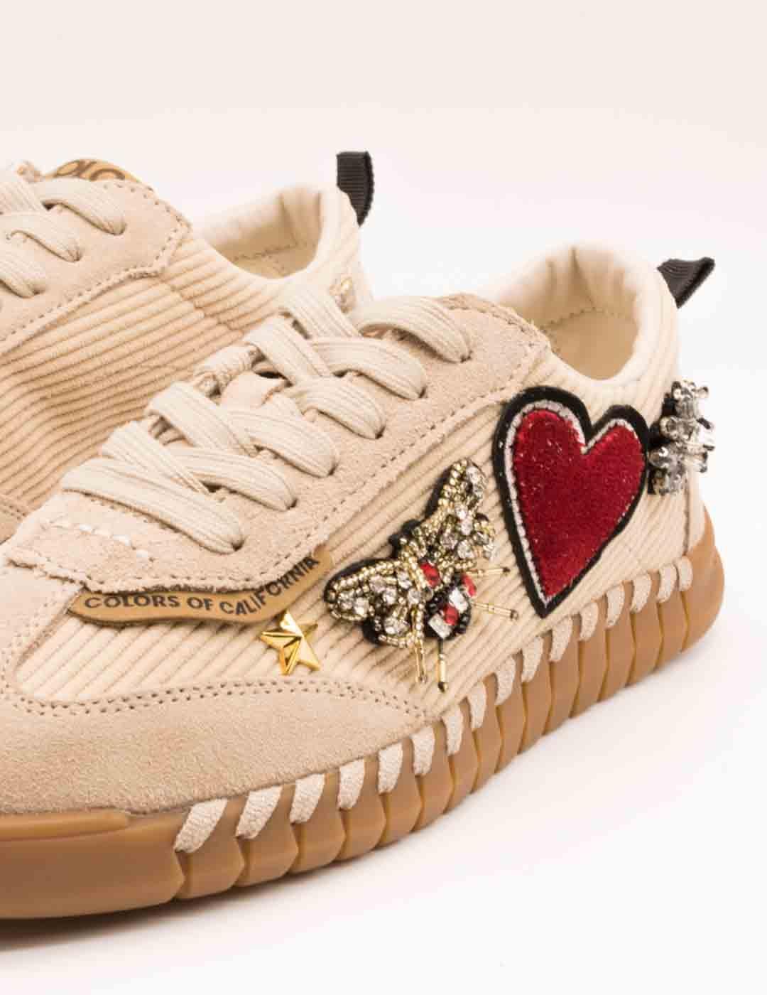 Deportivo Colors Of California C00464 TAHOE13 Tan de Mujer