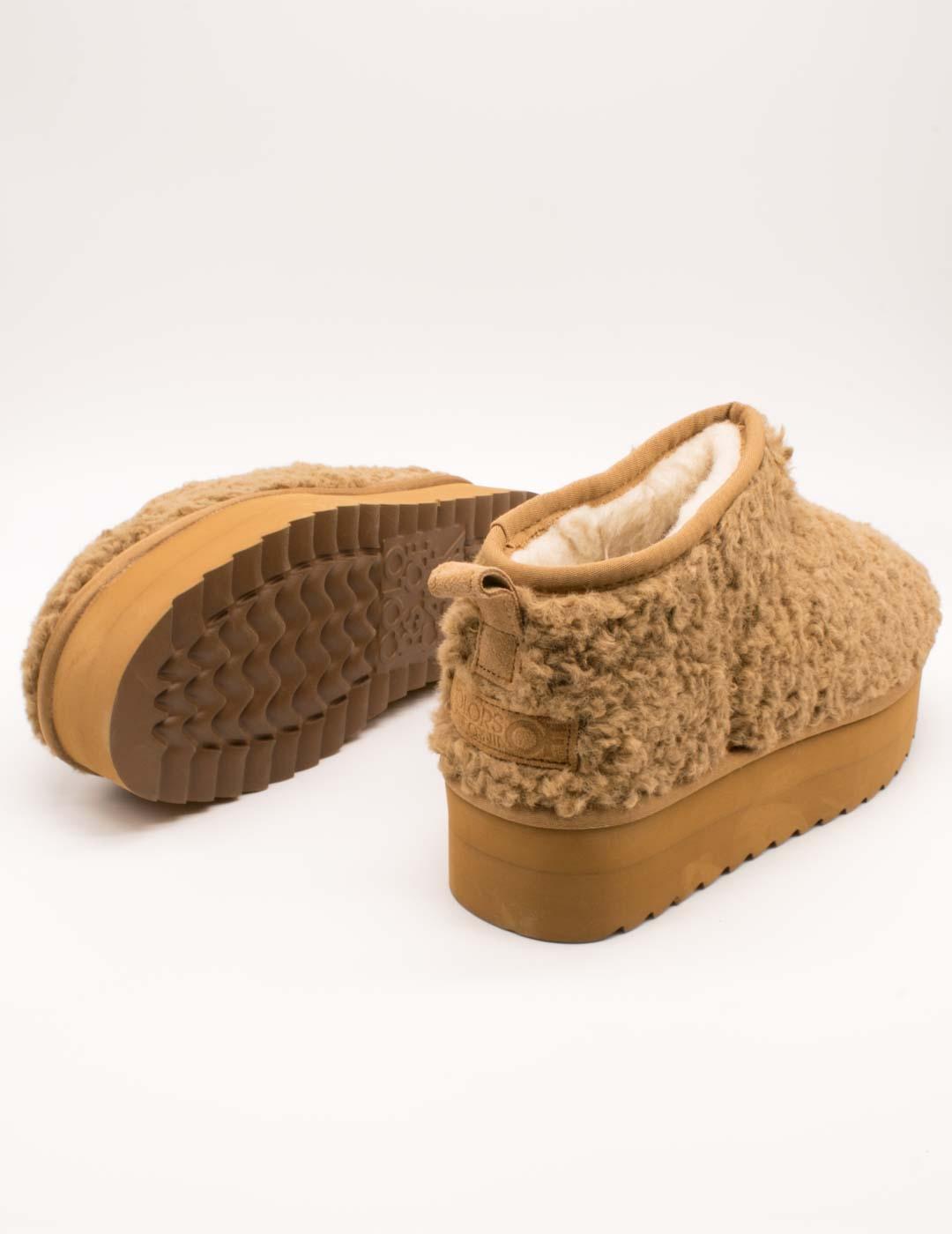 Botín Colors Of California C00475 YWPLA04 Tan de Mujer