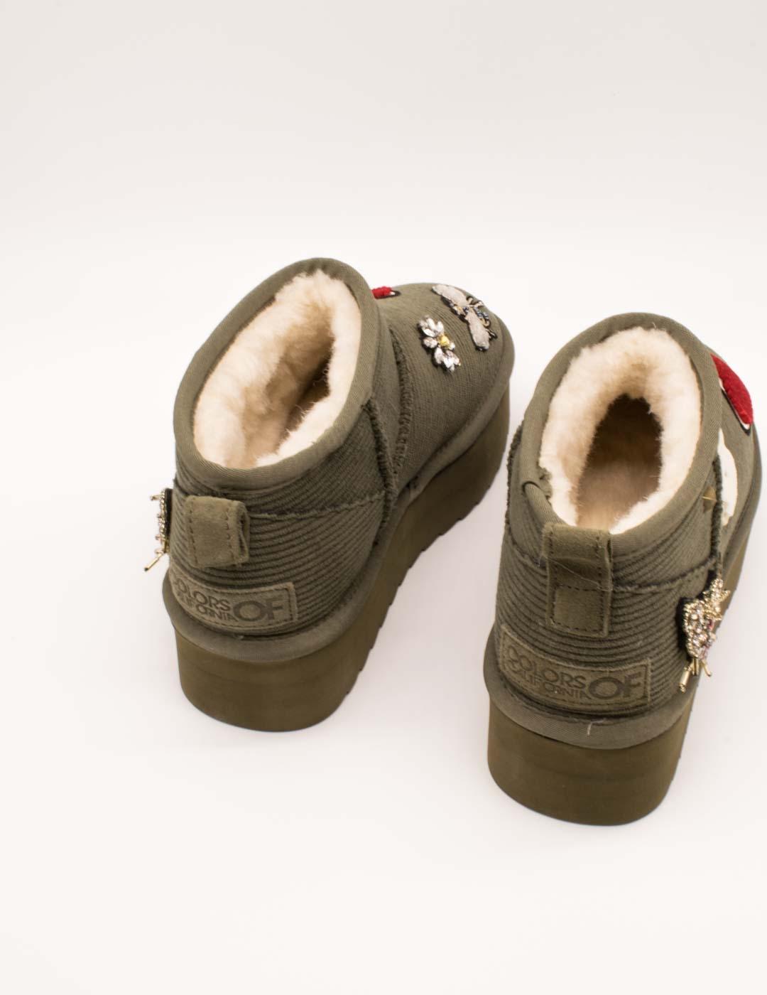 Botín Colors Of California C00486 YWPLA22 Mil de Mujer